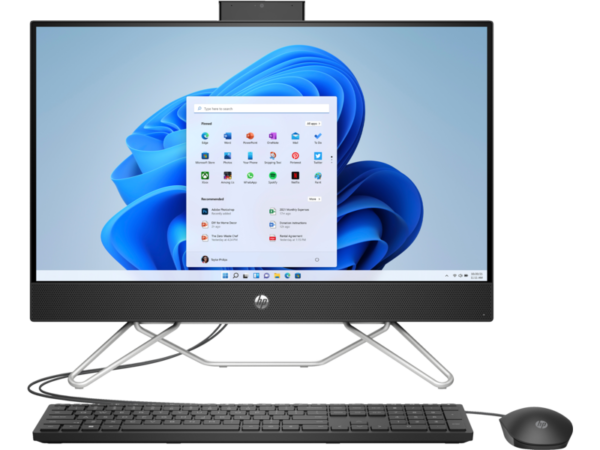 HP ALL-IN-ONE 24-CB1265NH BUNDLE PC INTEL CORE I7-1255U INTEL IRIS XE GRAPHICS 16GB DDR4 RAM 512GB SSD 23.8″ ) TOUCH IPS  ANTI-GLARE 250 NITS DISPLAY HD PRIVACY CAMERA WI-FI BLUETOOTH USB WIRED KEYBOARD & MOUSE MU-MIMO W/DUAL SPEAKERS W/STAND WINDOWS 11 HOME JET BLACK (79R54EA)  – PMDG Tech