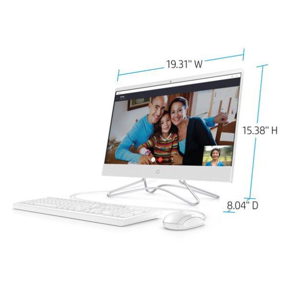 HP ALL-IN-ONE 22-DF0048NH BUNDLE PC (1H7H7EA ) INTEL CORE I3-10100T (3.0 GHZ ) INTEL UHD GRAPHICS 630 4GB DDRA-2666 MHZ RAM 1TB 7200 RPM SATA HDD 21.5″  WINDOWS 11 HOME SNOW WHITE – PMDG Tech