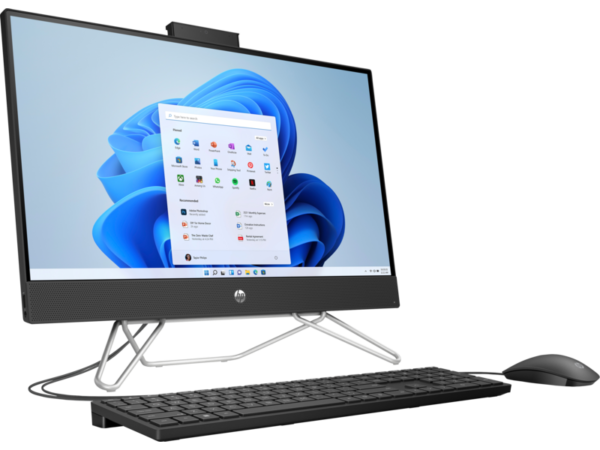 HP 24-CB1264NH BUNDLE ALL-IN-ONE PC INTEL CORE I7-1255U (2GB GDDR5 DEDICATED) 16GB DDR4 RAM 512GB SSD 23.8” TOUCH IPS THREE-SIDED MICRO-EDGE ANTI-GLARE 250 NITS DISPLAY HD PRIVACY CAMERA WI-FI BLUETOOTH USB WIRED KEYBOARD & MOUSE MU-MIMO W/STAND W/DUAL SPEAKERS WINDOWS 11 HOME JET BLACK (79R53EA) – PMDG Tech