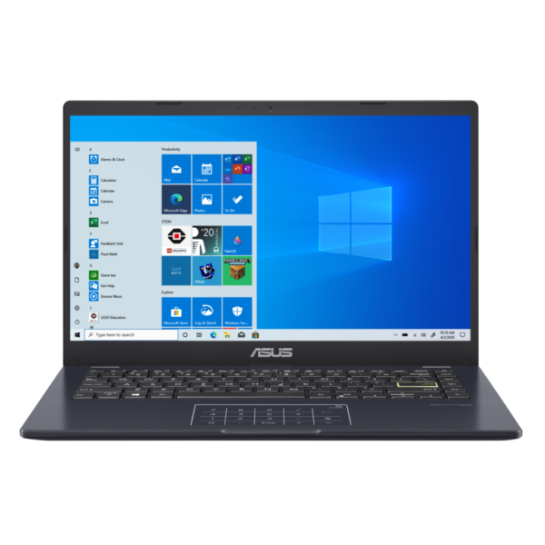 ASUS E410MA-EK1015T 90NB0Q15-M32720 LAPTOP SERIES, 14″ HD, NUMBER PAD, INTEL® CELERON® N4020 PROCESSOR, 4GB DDR4 (ON BOARD), 128GB PCIE SSD, WINDOWS 10HOME – PMDG Tech