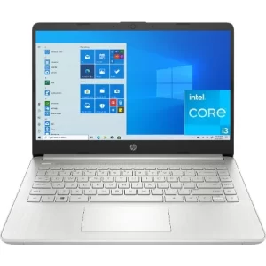 HP 14S-DQ2149NIA 4M9K7EA INTEL CORE I3-1115G4 4GB RAM 256GB SSD 14″ DIAGONAL HD TOUCH DISPLAY HD CAMERA WINDOWS 11 HOME NATURAL SILVER Laptop – PMDG Tech