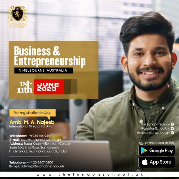 Business & Entrepreneurship - Application Fee